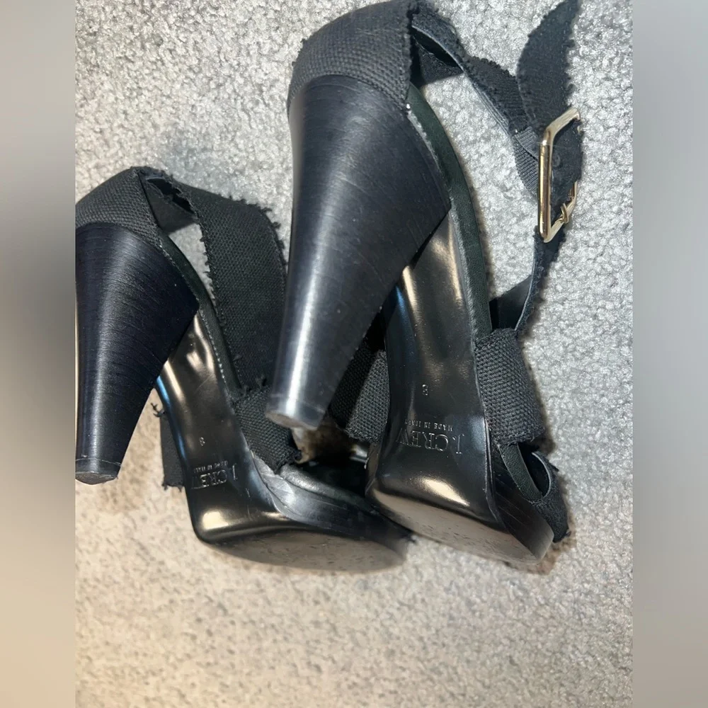 SOLD J. Crew Size 8 Women’s Agnyss Platform Sandal Elastic Fabric Open Toe Heel - Picture 11 of 14